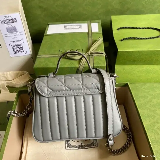 Hyperpeter Bag Mini GG GUCCI Handle Marmont Top 0624